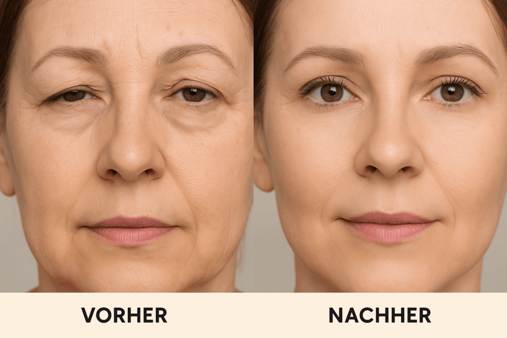 Schlupflider loswerden ohne OP