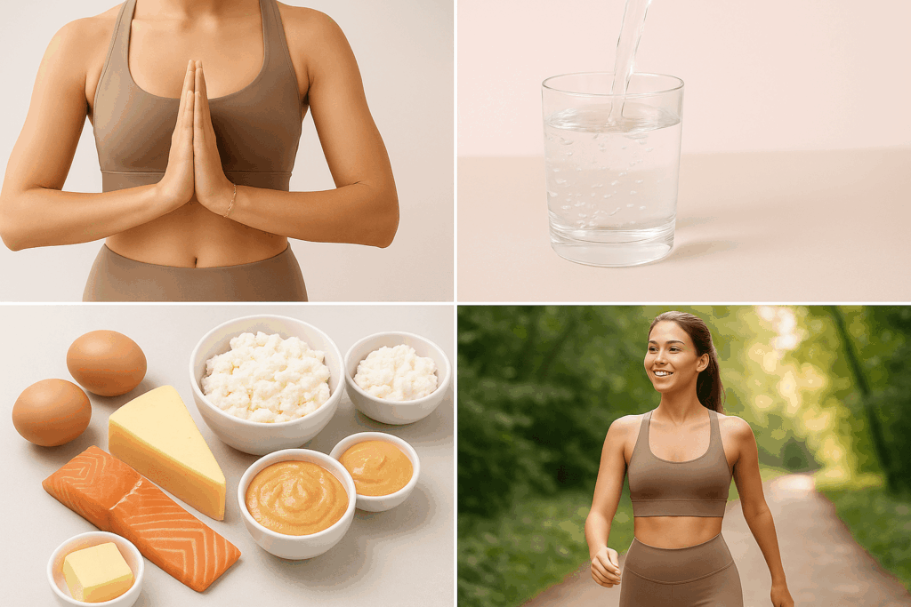 Anti-Aging und junge Haut von innen