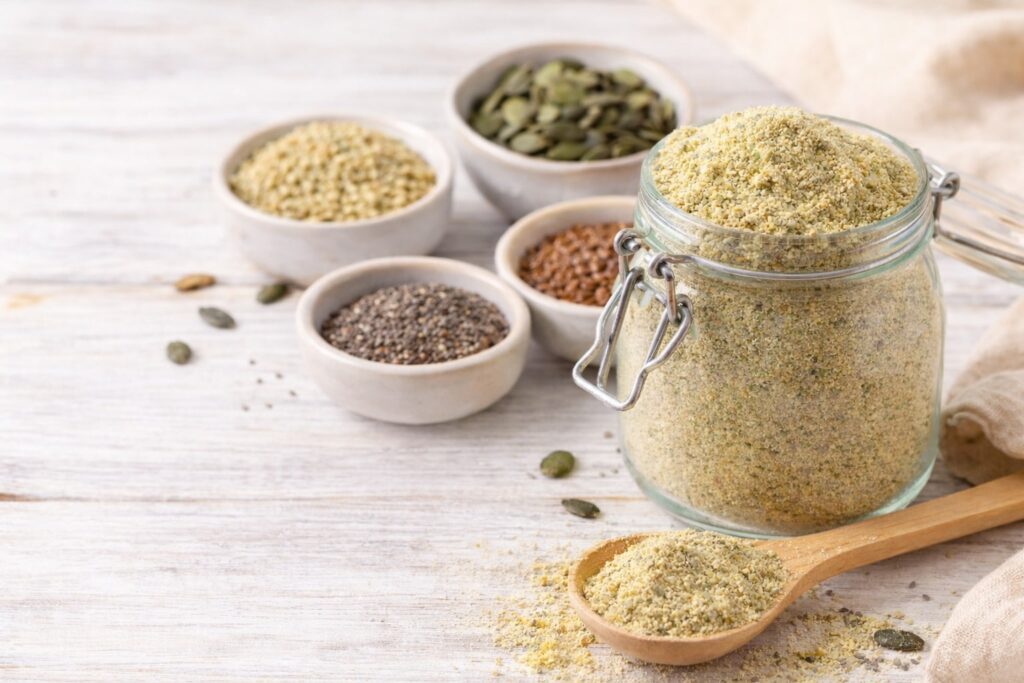 pflanzliches Proteinpulver DIY