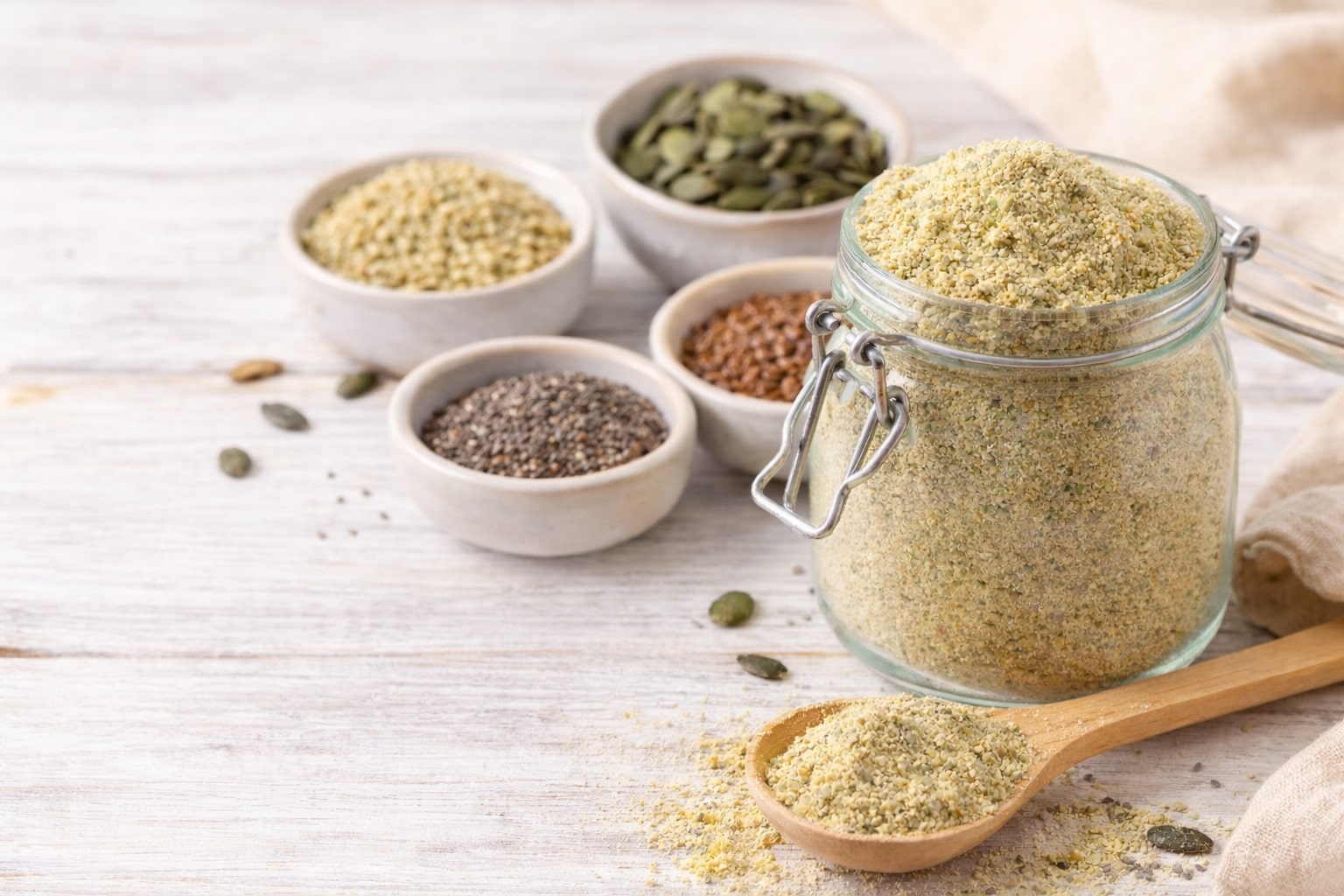 pflanzliches Proteinpulver DIY