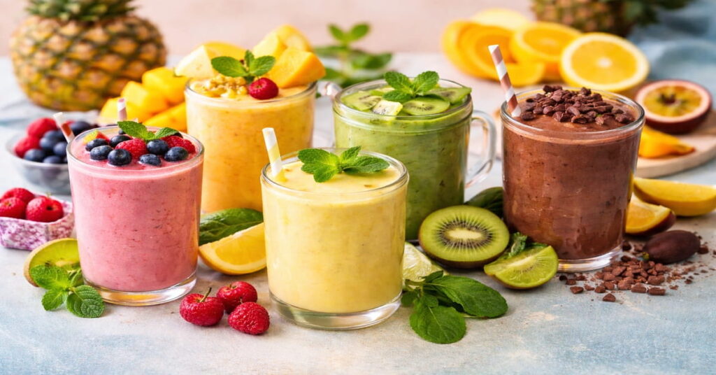 Protein-Smoothie familienfreundlich