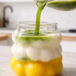 Glow up Mango Matcha Latte