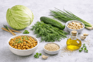 zutaten grüner Salat