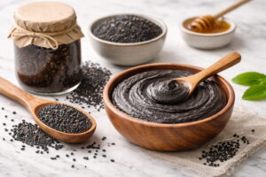 schwarzer sesam anti-aging food